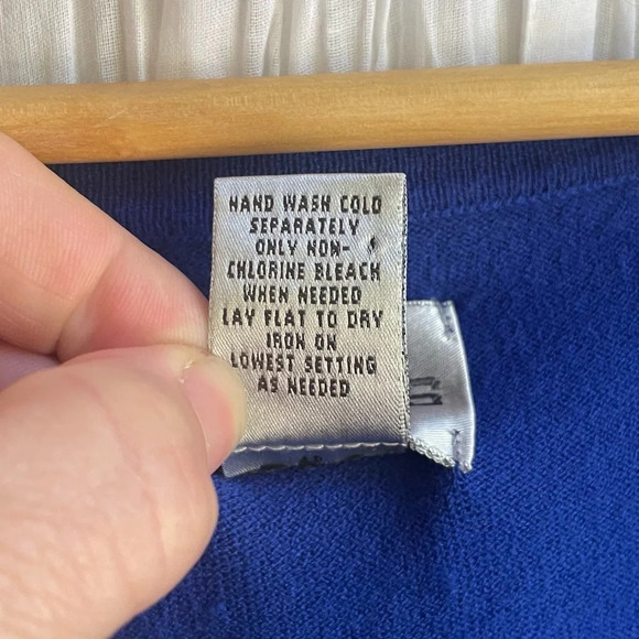 80%OFF❣️Chico’s Blue Knit Tank Top, 3 - Picture 6 of 10